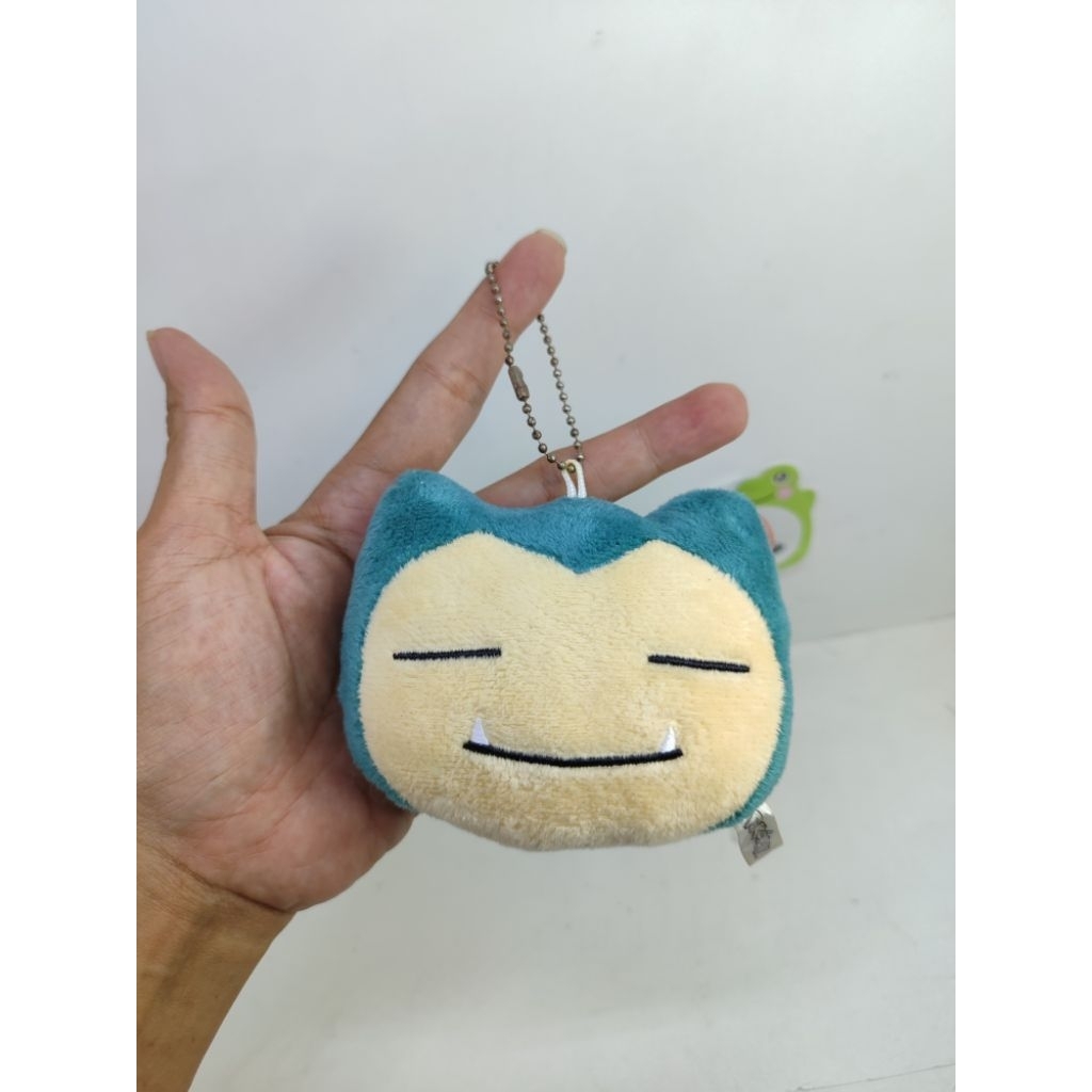boneka snorlax pokemon mini keychain snorlax
