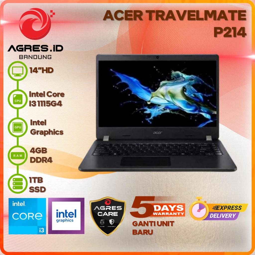 ACER TRAVELMATE P214 I3 1115G4 I3 1115G4 4GB 1TB 14" TN