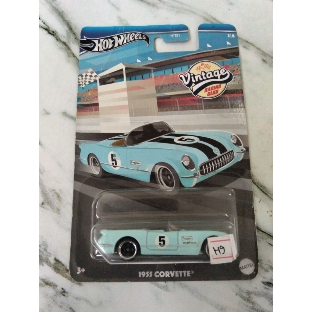 hot Wheels 1955 Corvette Vintage Racing Club