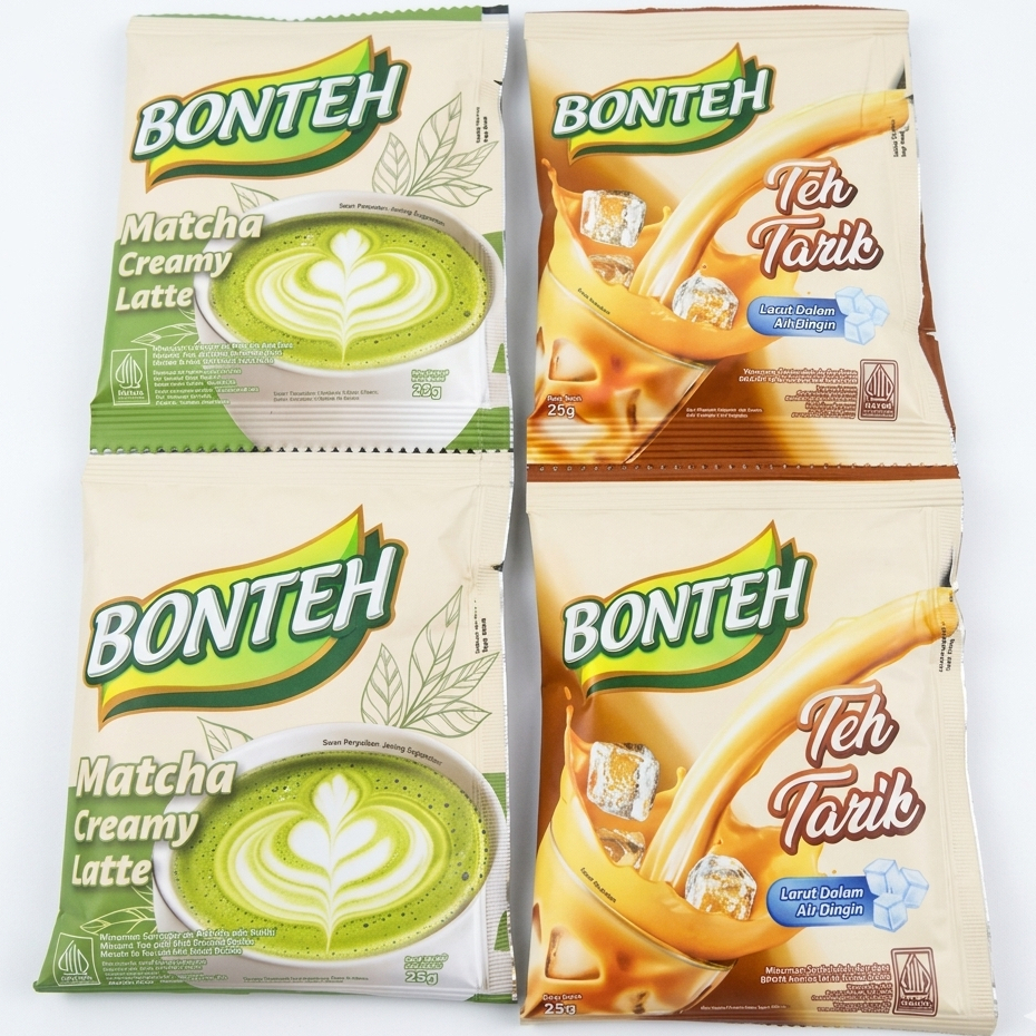 BONTEH Teh Tarik dan BONTEH Matcha Latte