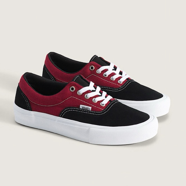 Vans Skate Era Shoes - Black/Dark Red
