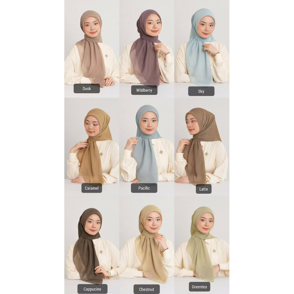(2) HL PARIS HIJAB PARIS HEAVEN LIGHTS