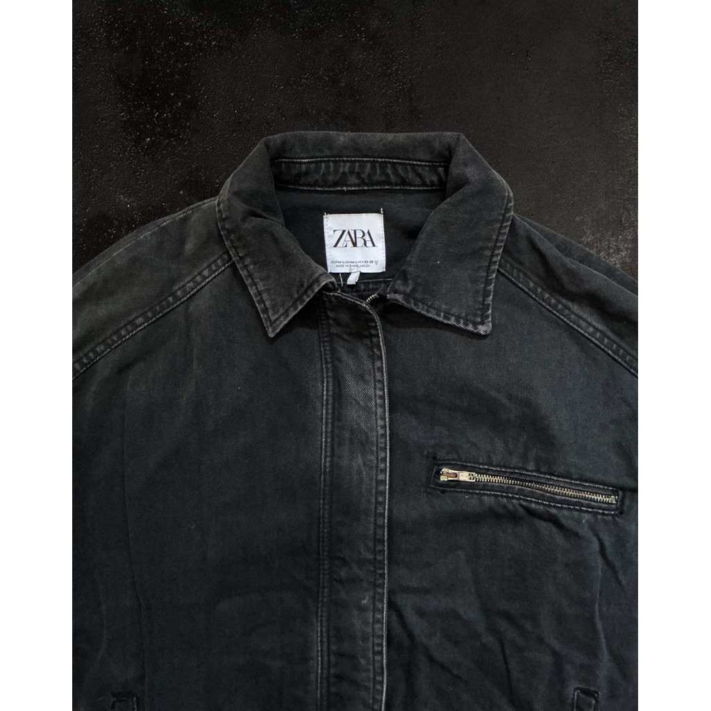Zara Detroit jacket (washed color)