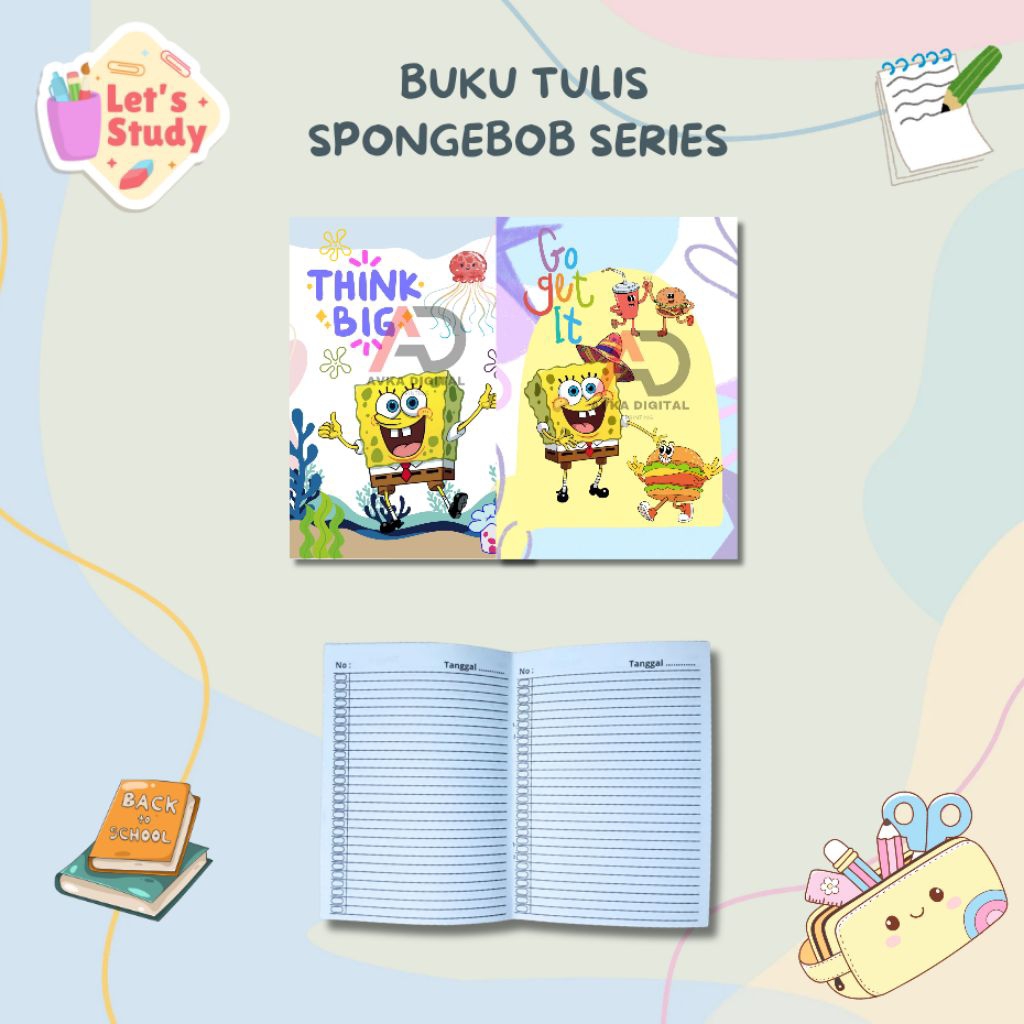 Buku Tulis Spongebob Series