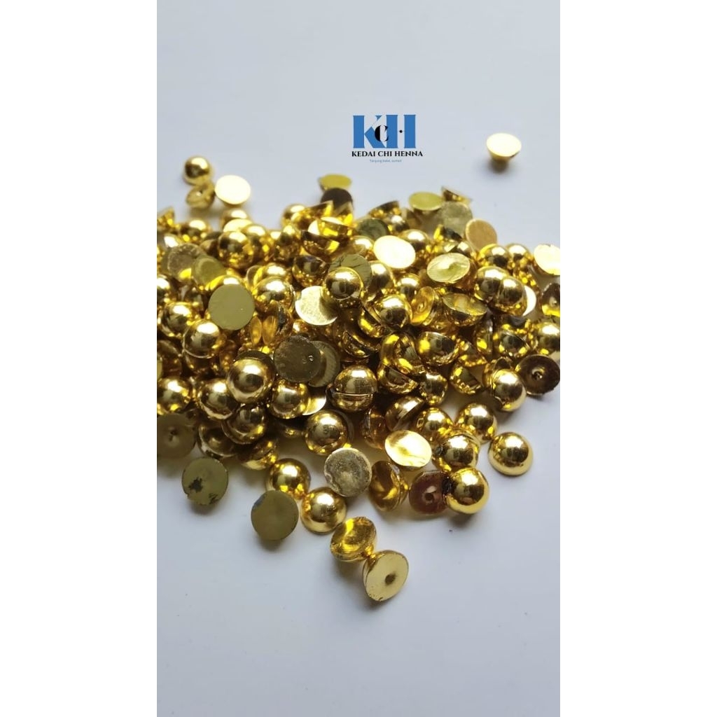 MUTIARA BELAH, manik-manik henna  2,3 & 4mm