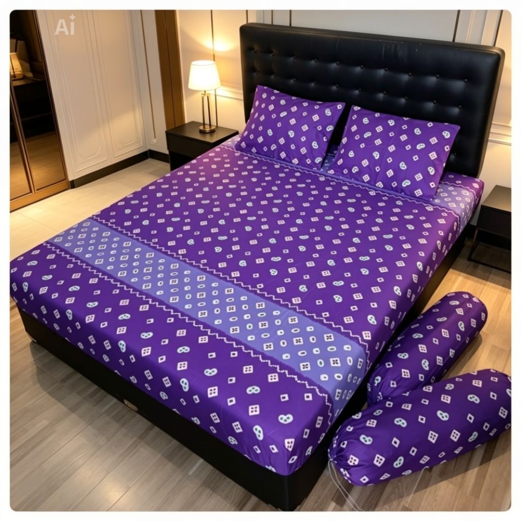Merajut_Berkah Sprei Jumputan Batik Solo Jogja Sprei 180 Sprei160 Sprei 120