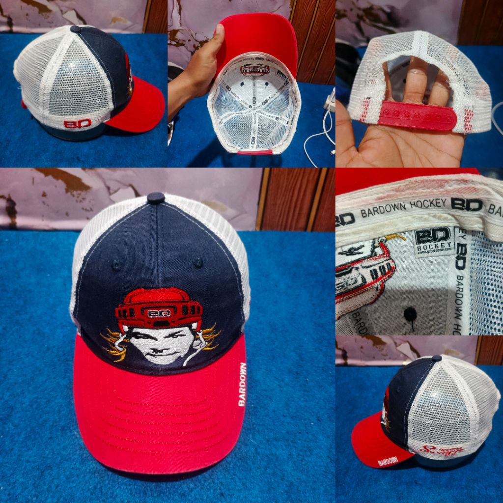 Topi second_BD Hockey Big Logo harga 110±admin boleh link kecil sisaTF kondisi topi sesuai foto