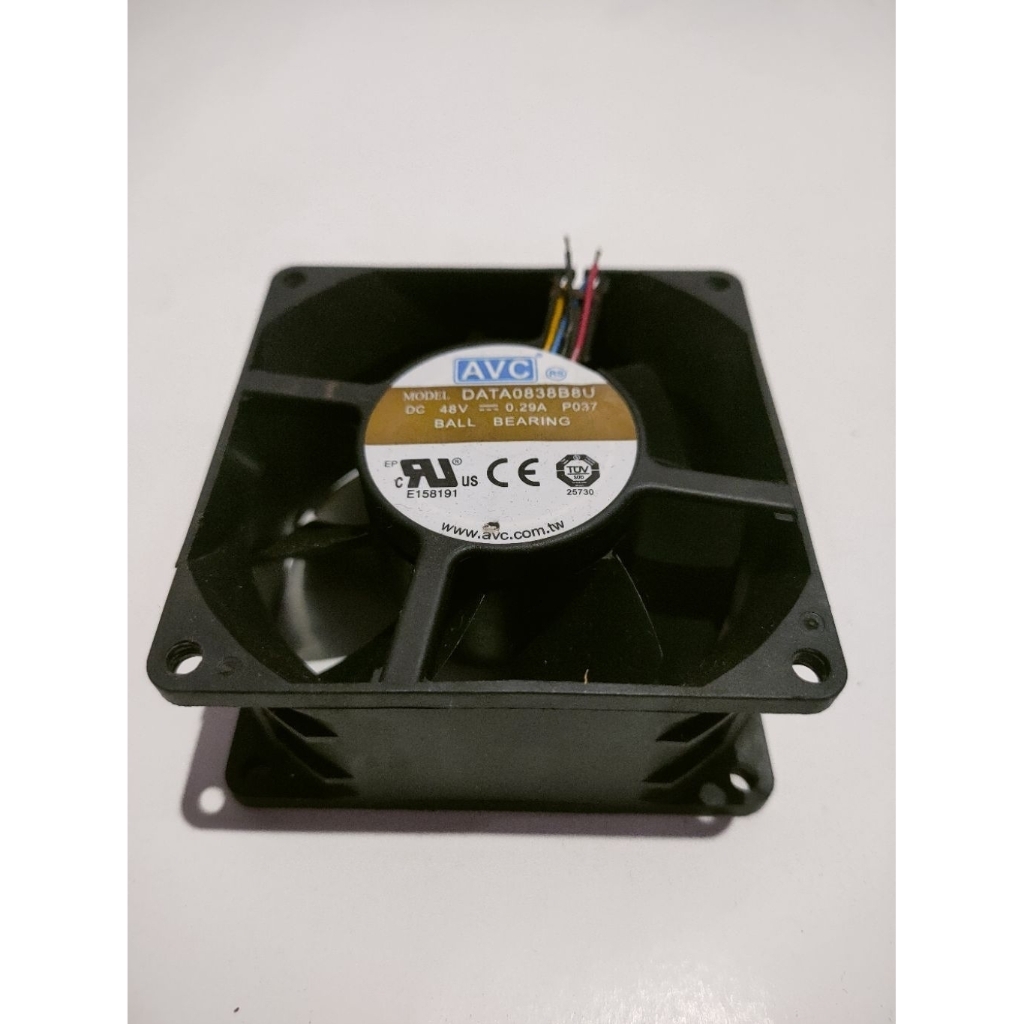 KIPAS FAN DC 48VOLT 0.29A AVC 8CM HIGH' SPEDD SESUAI POTO