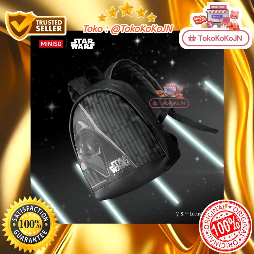 Tas Star Wars Miniso Backpack Tas Star Wars Collection Original