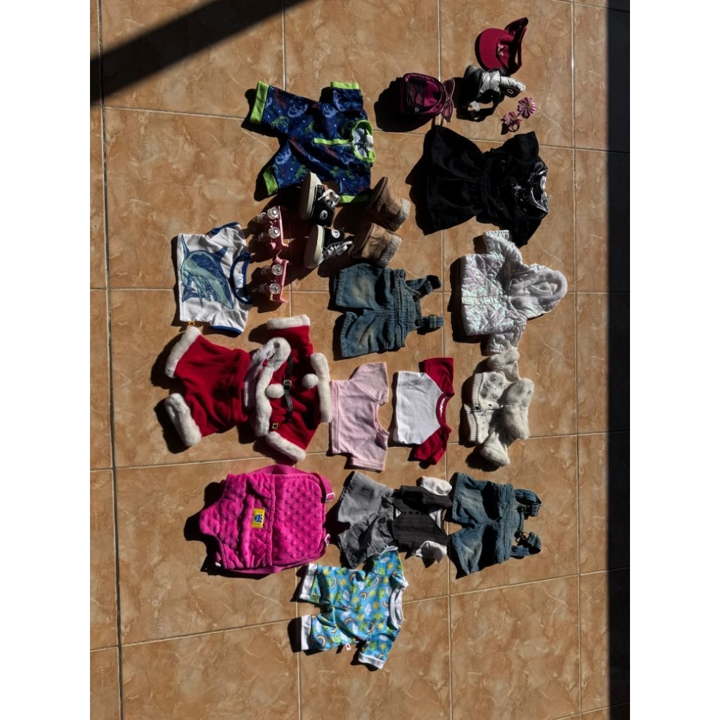 take all baju + acc boneka build a bear