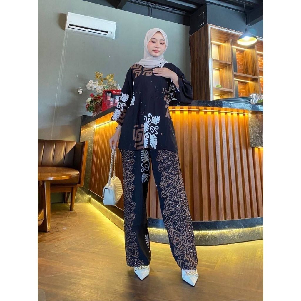setelan cp tunik rayon ori