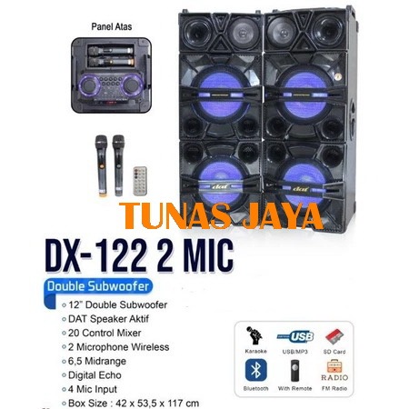 SPEAKER DAT DX122 MIC / SPEAKER AKTIF DAT DX 122 MIC