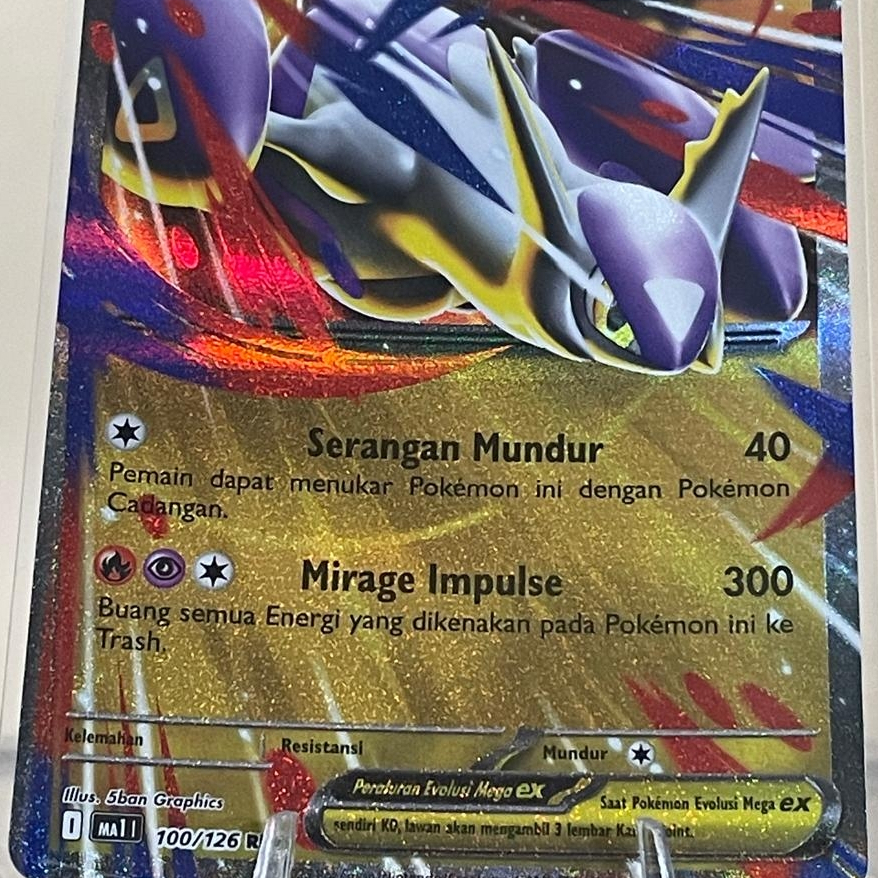 Kartu Pokemon RR Mega Mawile, Mega Latias, Mega Lucario EX - Pokemon Evolusi Mega