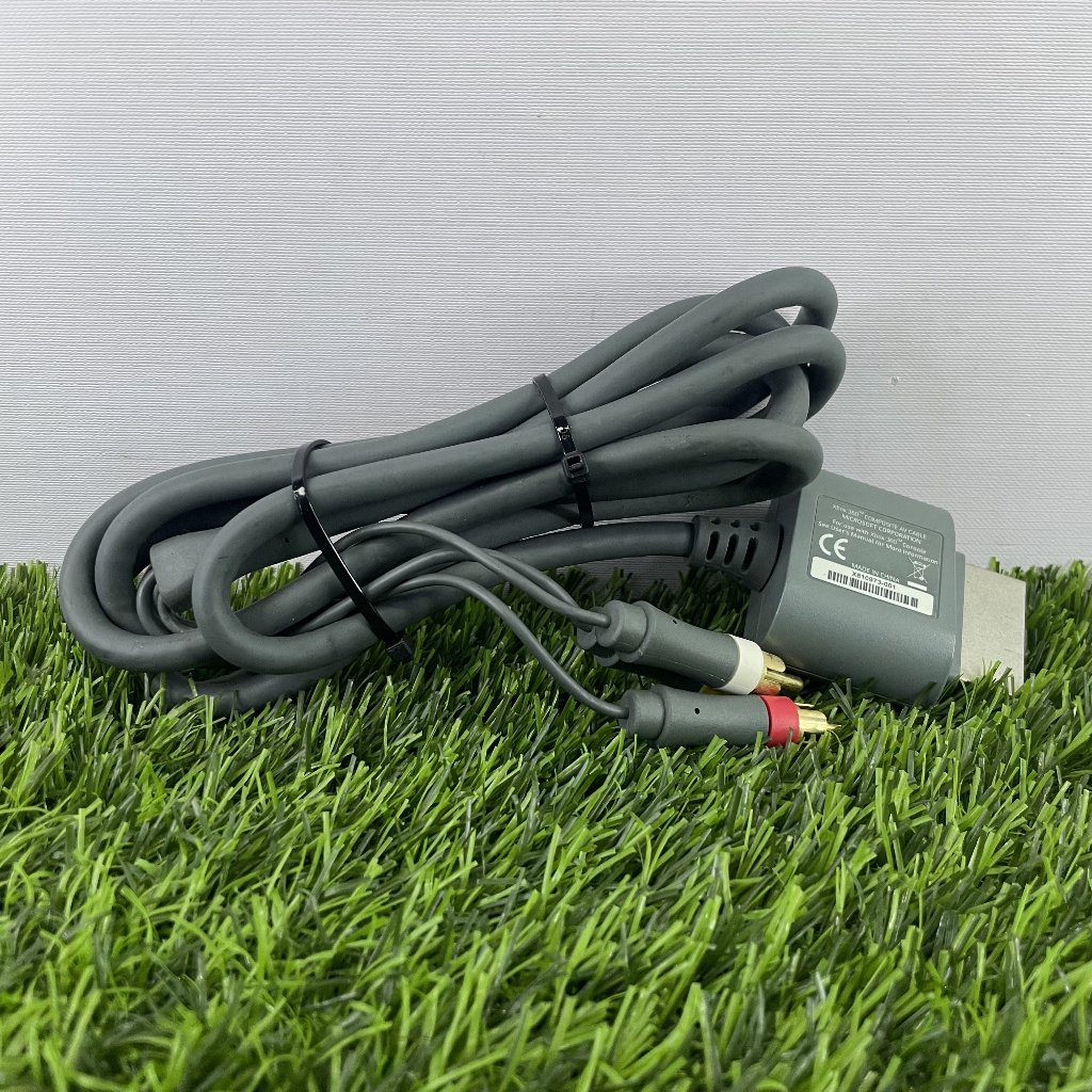 Microsoft XBox 360 AV TV Component Vidio Cable Grey Original
