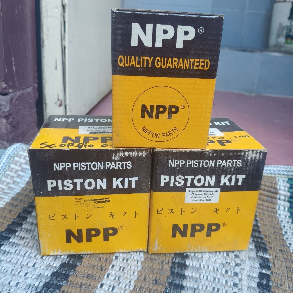 Piston Kit NPP Original Seher Set Ring Pen Klip Tiger Pin 13 Jupiter Z Thunder 125 Scorpio GL Pro Sp