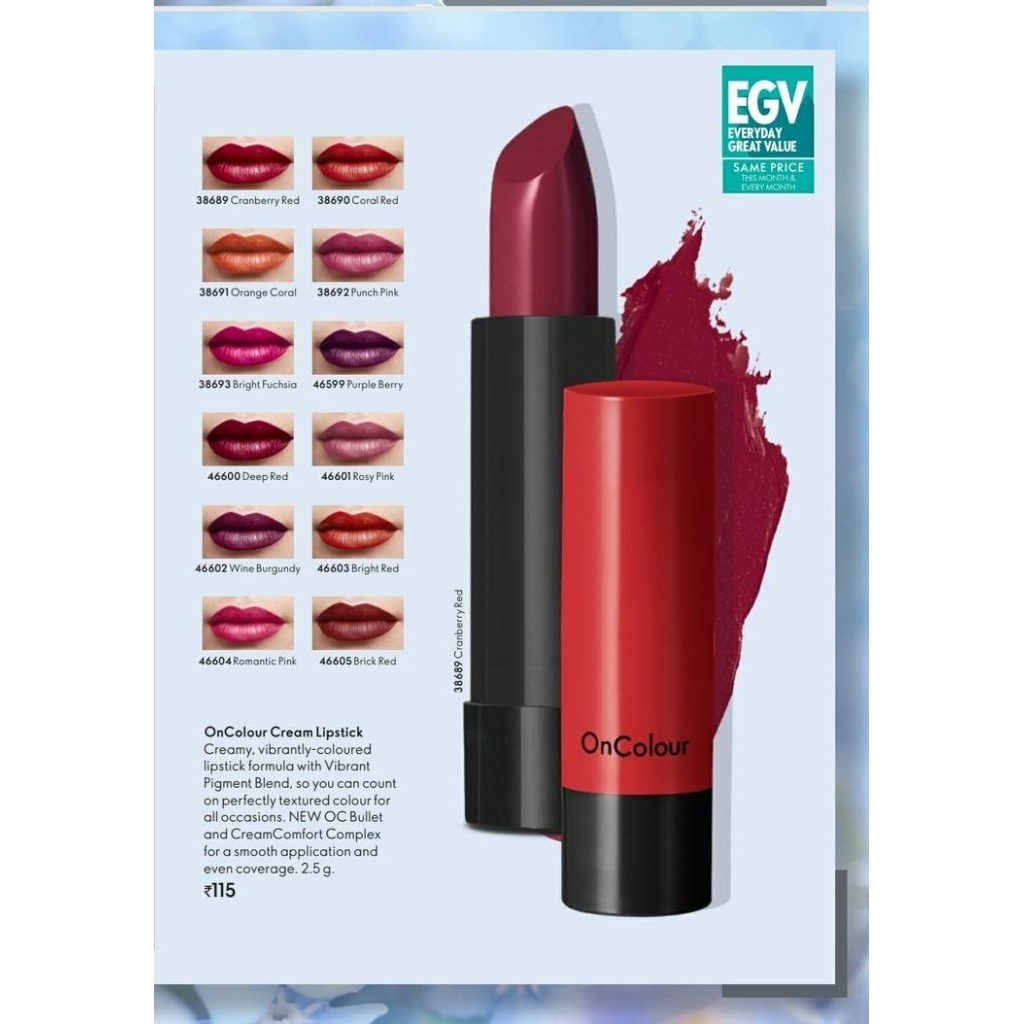 Lipstik Oriflame - Lipstik matte oncolour
