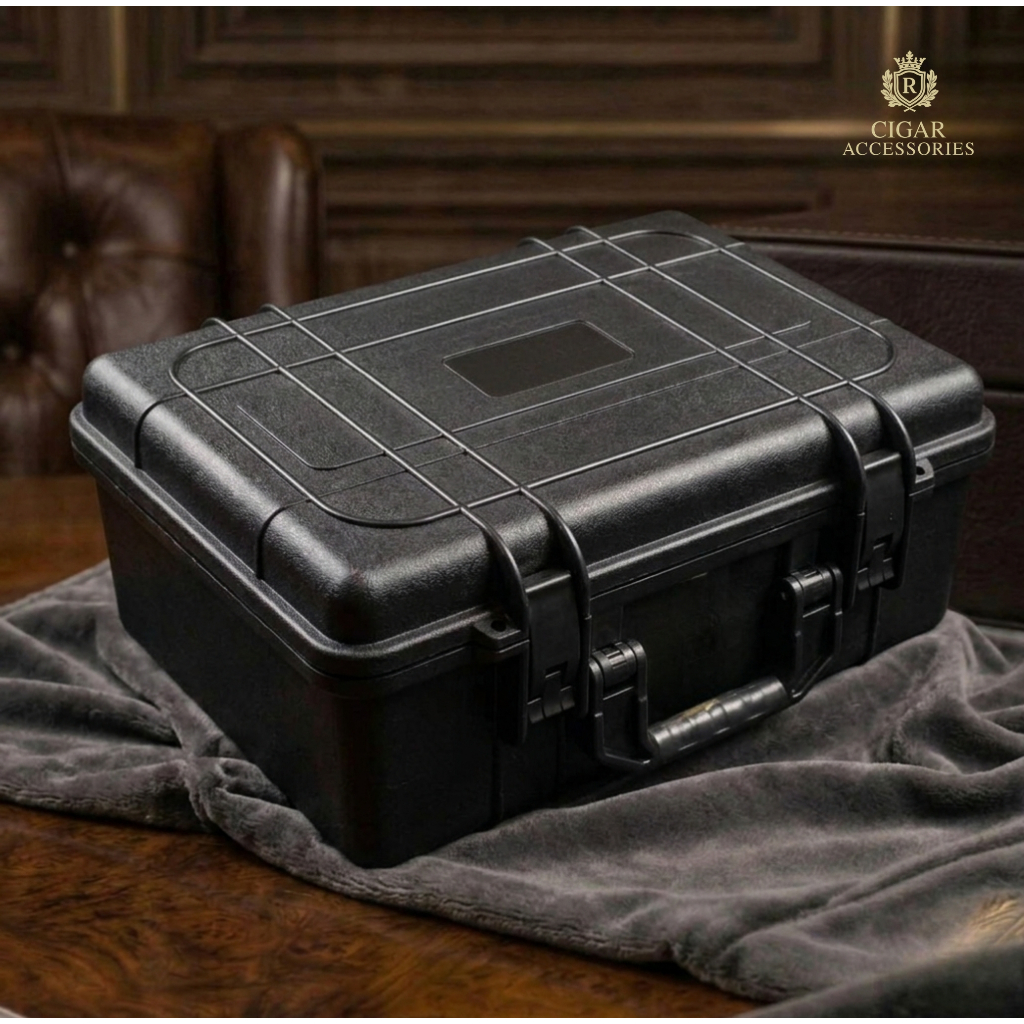Premium Travel Humidor Case | Kotak Penyimpanan Humidor Portable Premium