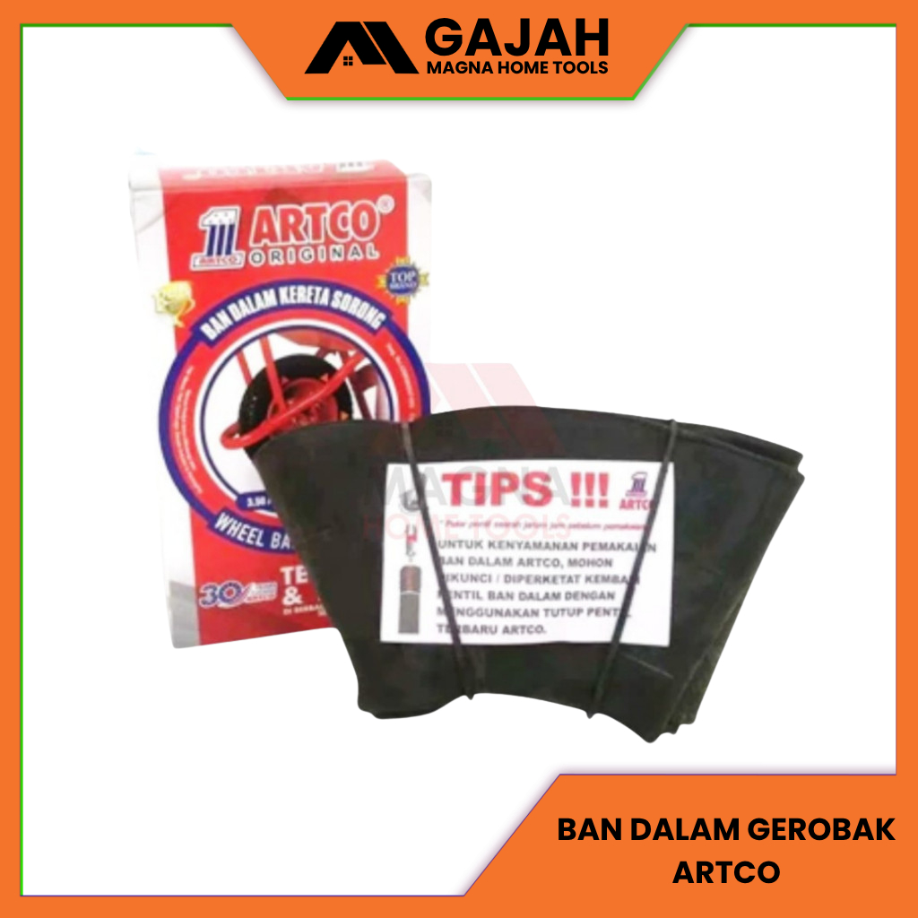 BAN LUAR KARET ASLI GEROBAK ARTCO / ARKO / ANGKONG / SORONG ORIGINAL