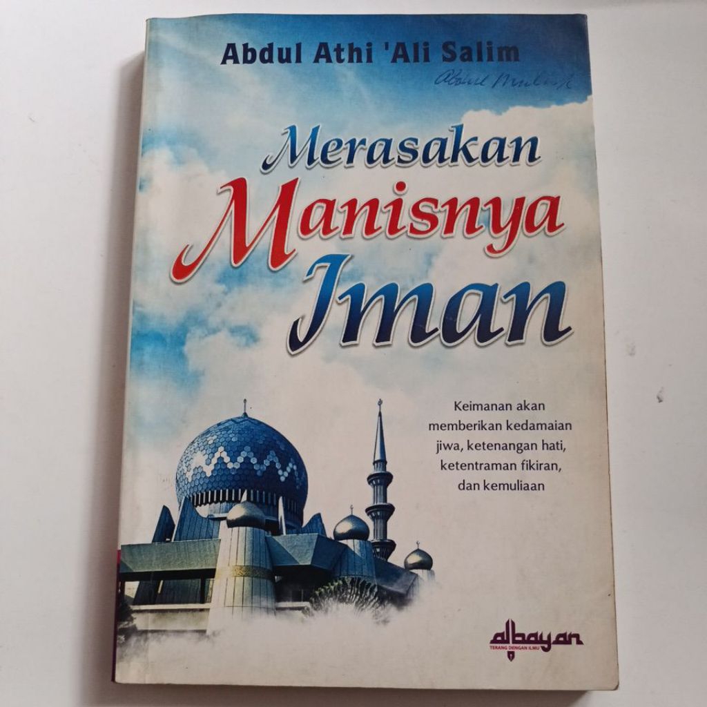 Novel preloved - Merasakan manisnya iman