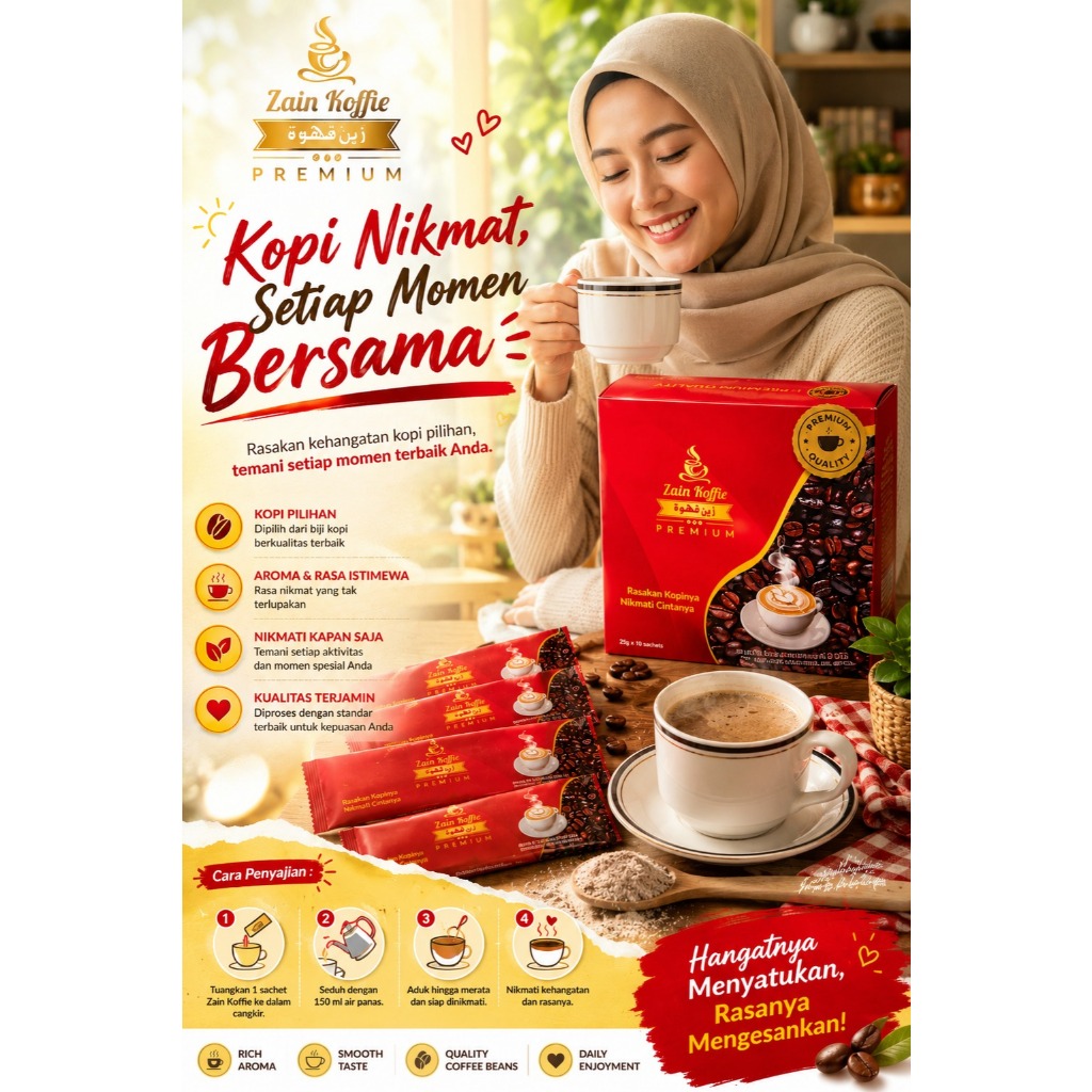 KOPI HERBAL ZAIN KOFFIE PREMIUM (1 Box)