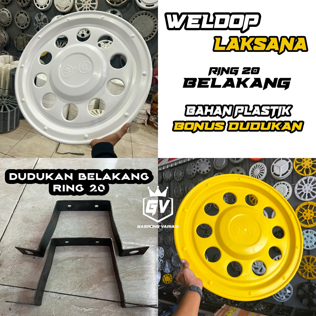 Weldop Ring 20 Laksana. Weldop Ring 20 Plastik Model TKW Laksana. Bonus Dudukan Bahan Plastik ABS