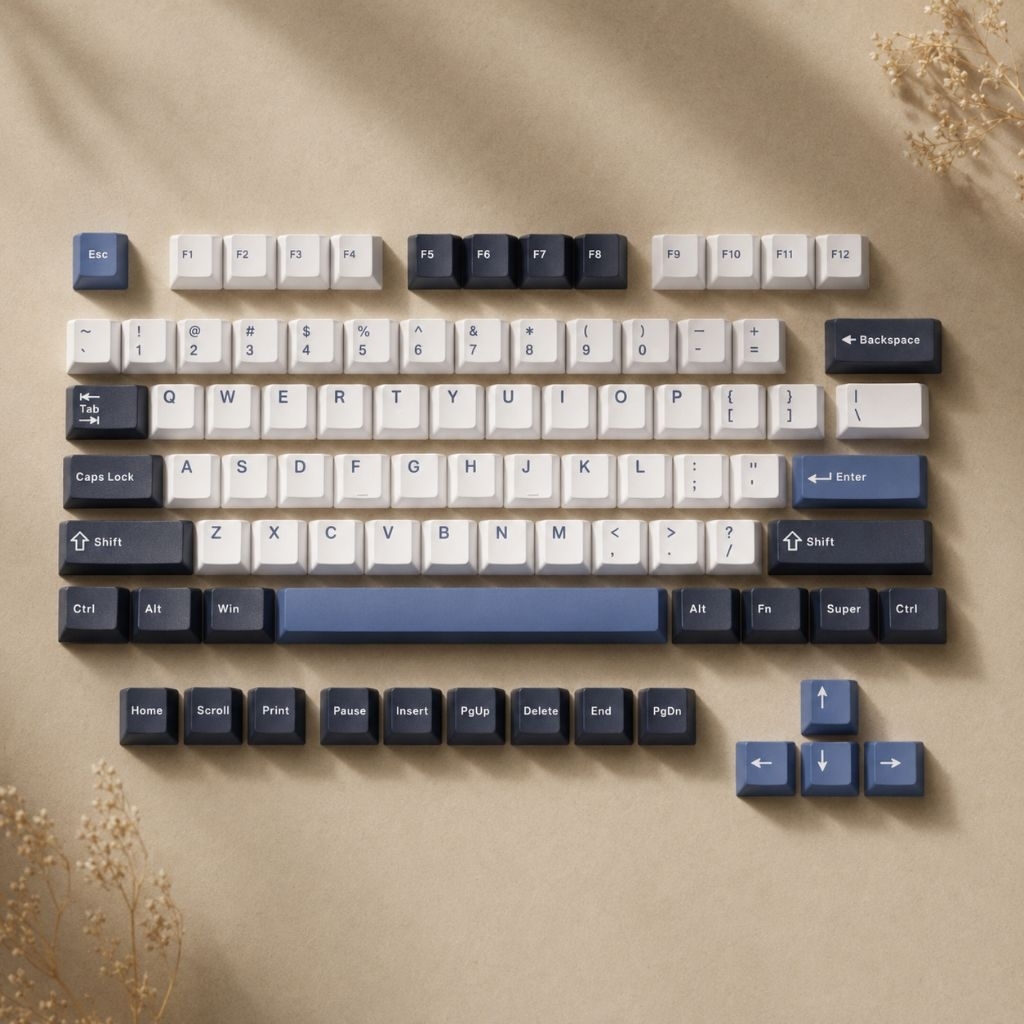 keycaps 87 key aula f75 f65 f87 essential 75 linky 87 mechanical keyboard