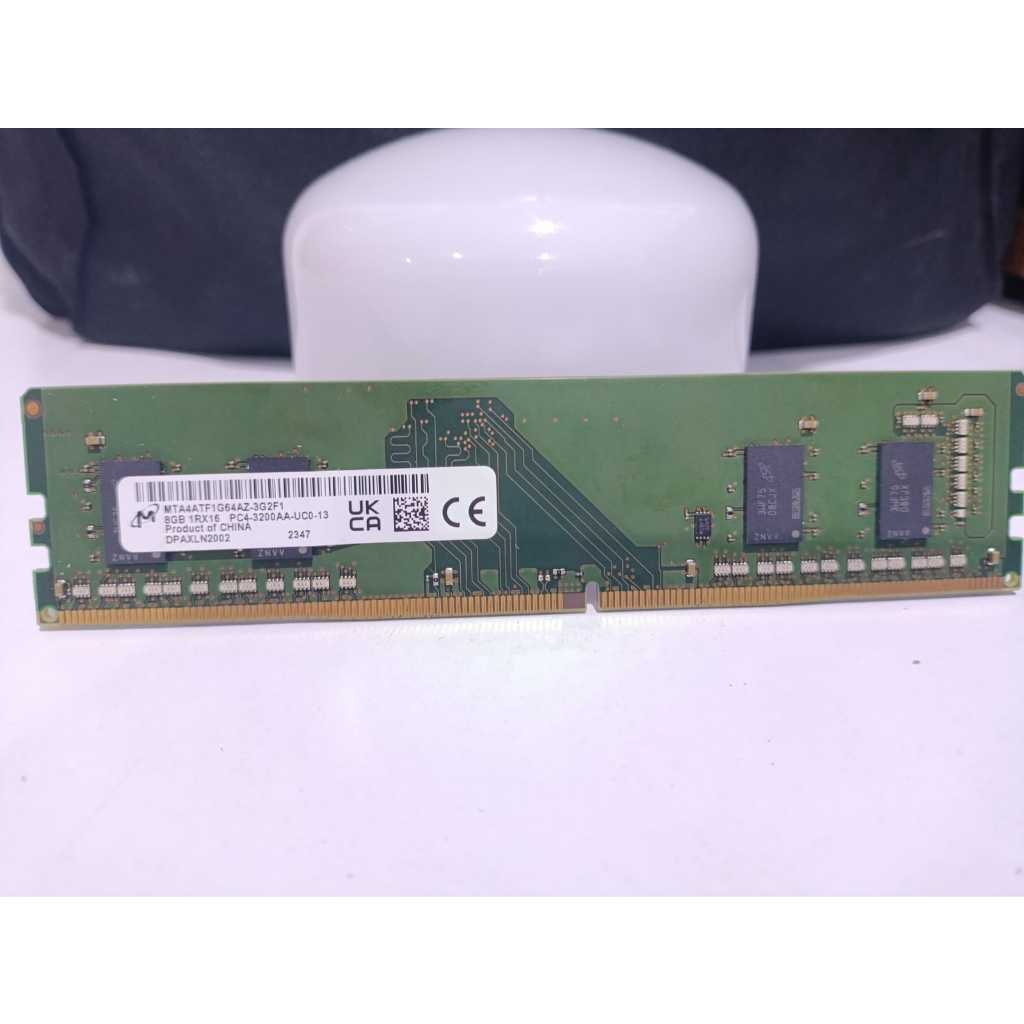 RAM Micron MTA4ATFIG64AZ-3G2F1 M8GB PC4-3200AA-UDIMM(secondORIGINAL)