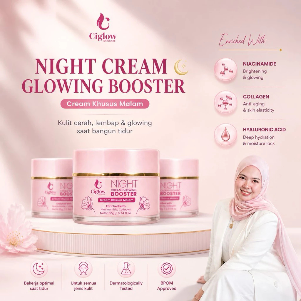CIGLOW SALEP PELICIN / BOSTER GLOWING BPOM
