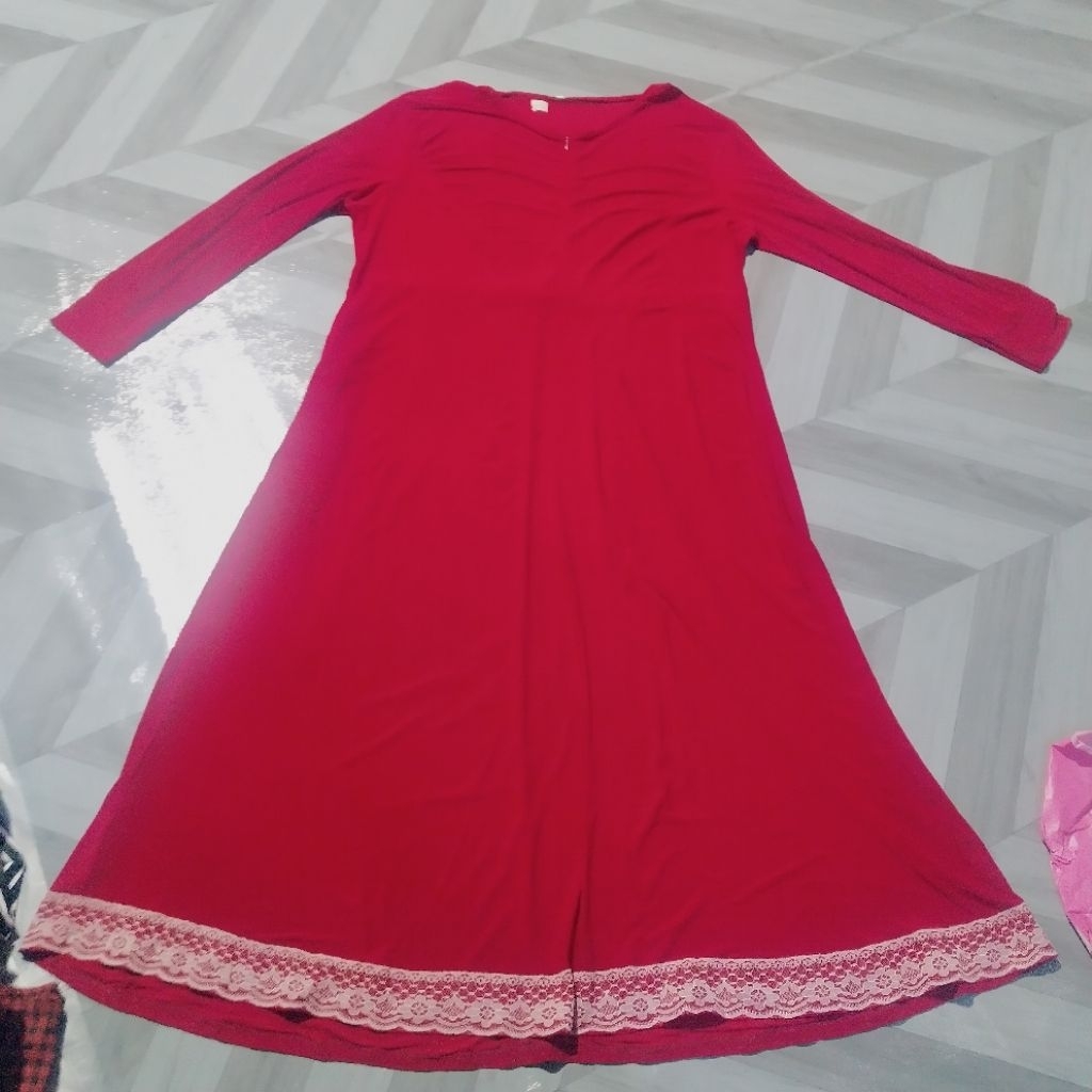 [SECOND] Gamis Jersey bisa Inner Jumbo Sekali XXL