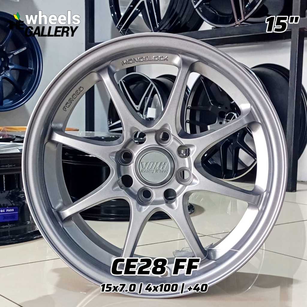 Velg Mobil Only JF Luxury CE28-8 SPOKE II 15” 4x100 By RH Wheels.