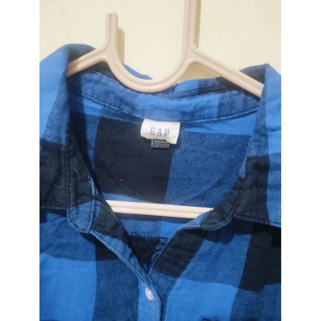 kemeja lengan panjang preloved GAP ORI#preloved#ori