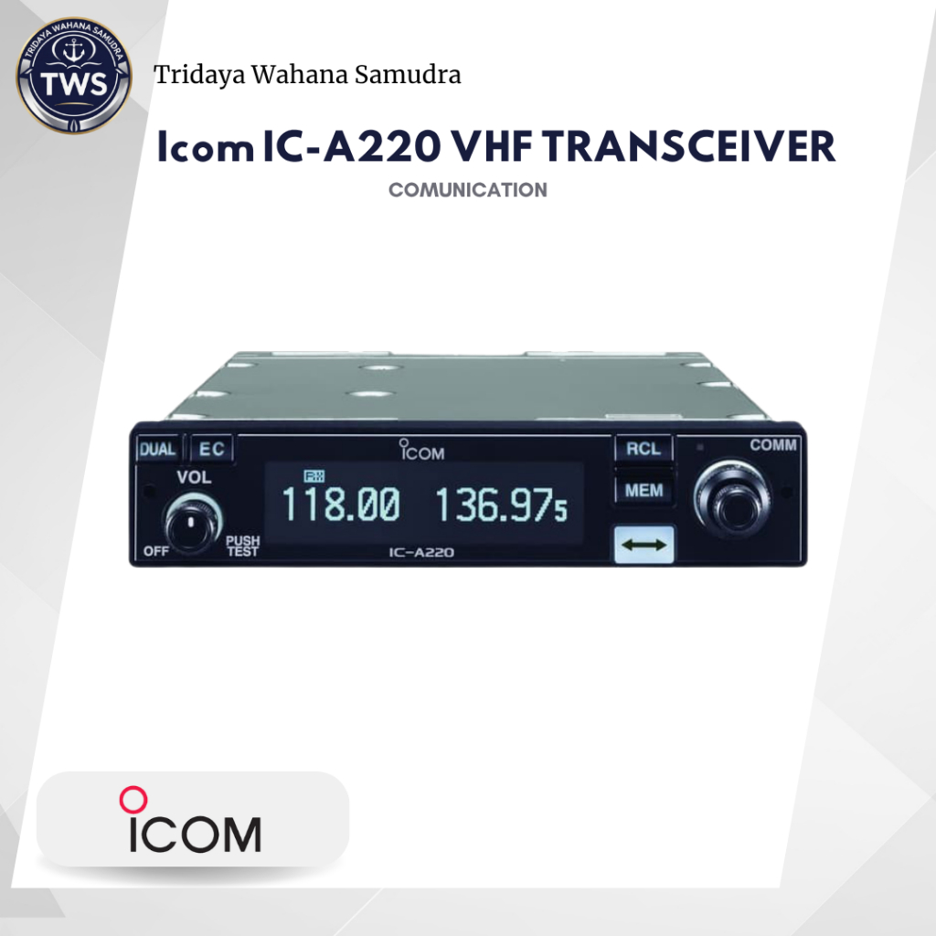 ICOM IC-A220 VHF Air Band Transceiver Rig Pesawat Radio