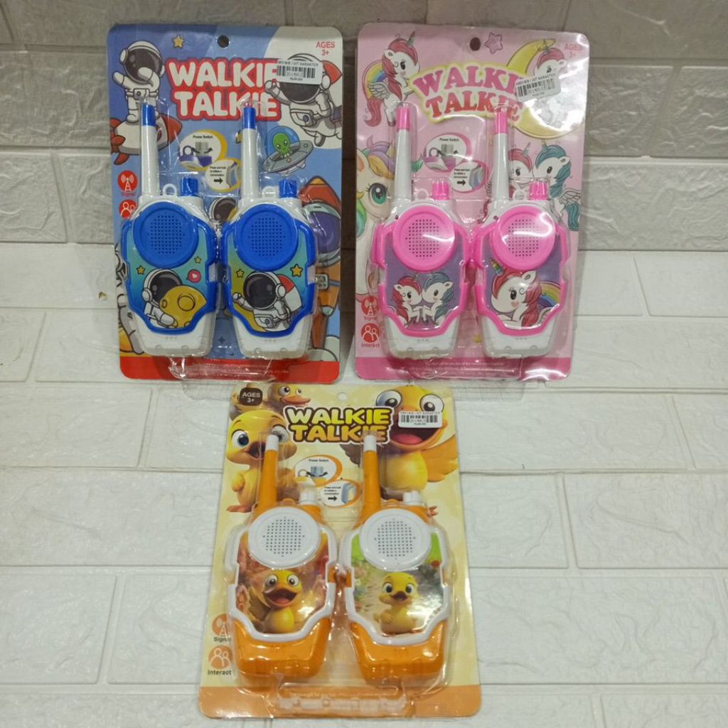 Mainan Anak Walkie Talkie / Mainan Anak HT / Mainan Anak Radio Genggam 3014.003