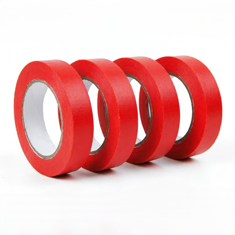 Double Tape Kain Dua Sisi Lakban Merah Perekat Kuat Isolasi Double Tip Kamar Dinding Serbaguna