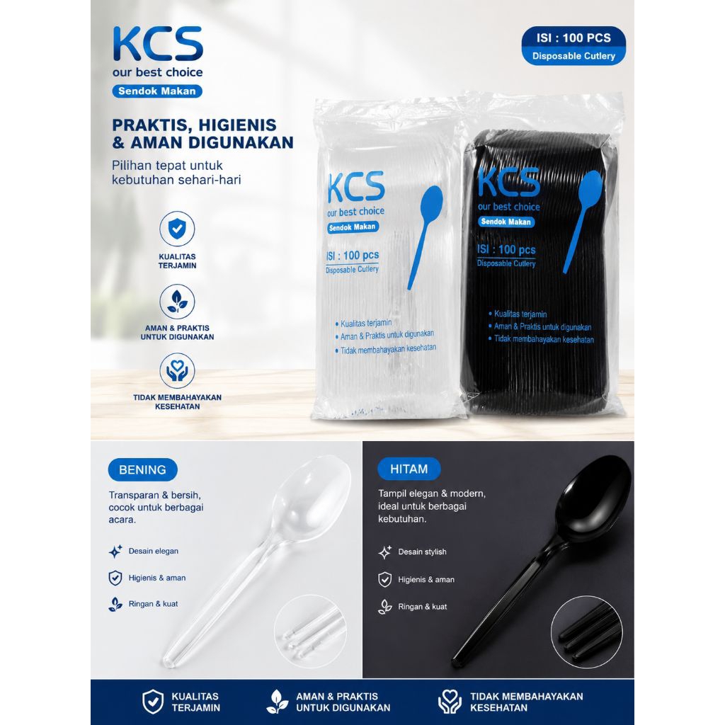 Sendok Makan Plastik  KCS