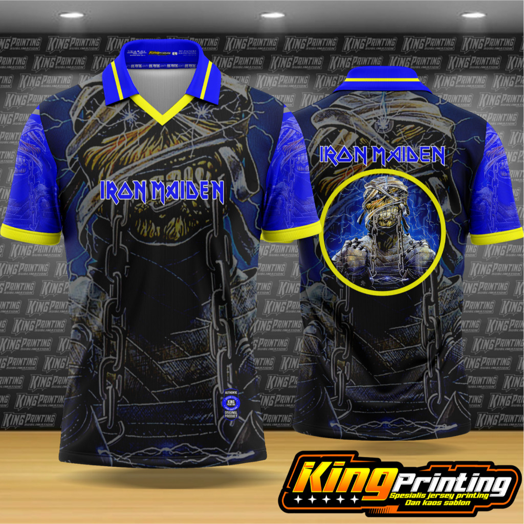 jersey band metal iron maiden full printing