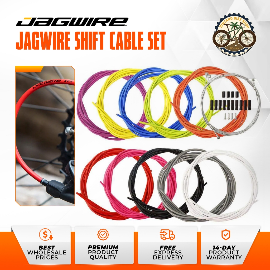 Kabel Set JAGWIRE Rem Shifter Cable Set Sepeda Lipat MTB Roadbike BMX Fixed Gear DLL