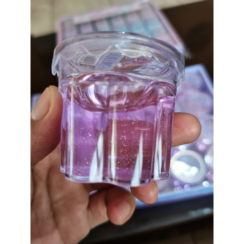 Clear Slime Pink Ungu