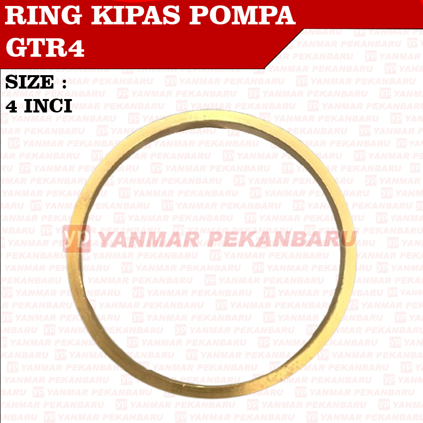 GTR4 KWT4" Ring Kuningan Kipas Pompa Air Irigasi Niagara Kawamoto 4Inch