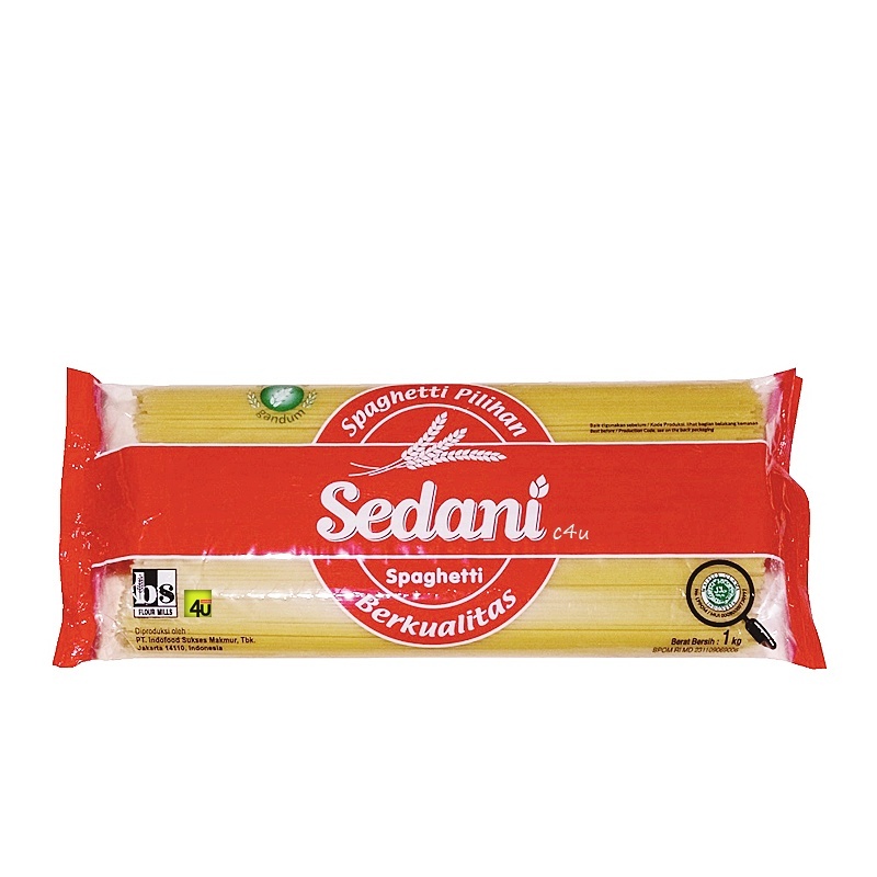 HG - Sedani Pasta Spaghetti Spageti 1kg Murah rasa Aldente kemasan Horeca