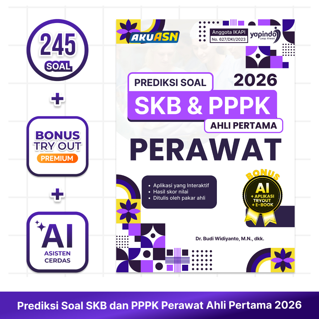 Buku AKU ASN Soal SKB Perawat Ahli Pertama 2026
