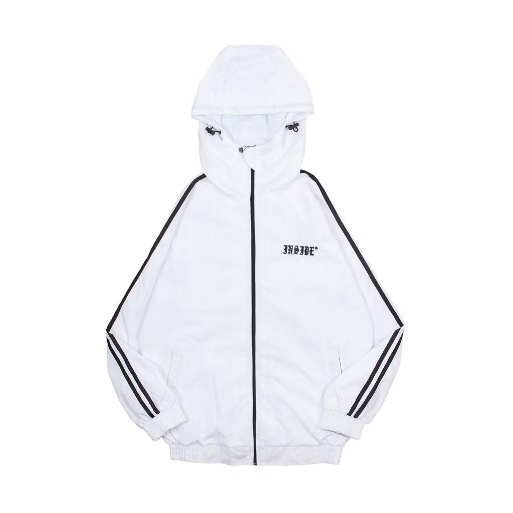 IMMORTALLL-Jaket Linea Putih Jaket Running Olahraga Pria Wanita