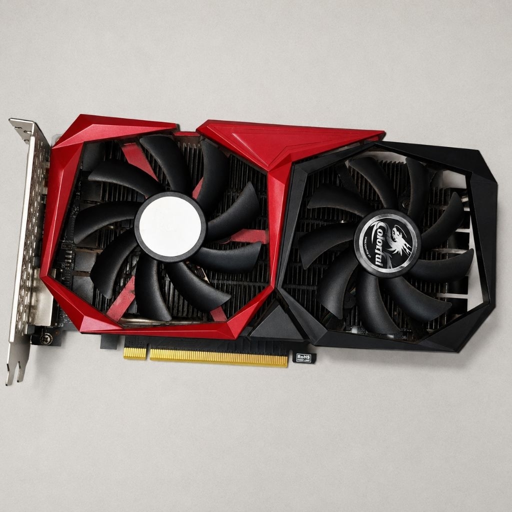 Colorful GTX 1050 Ti 4GB GDDR5 Dual Fan | VGA Gaming Bekas Like New