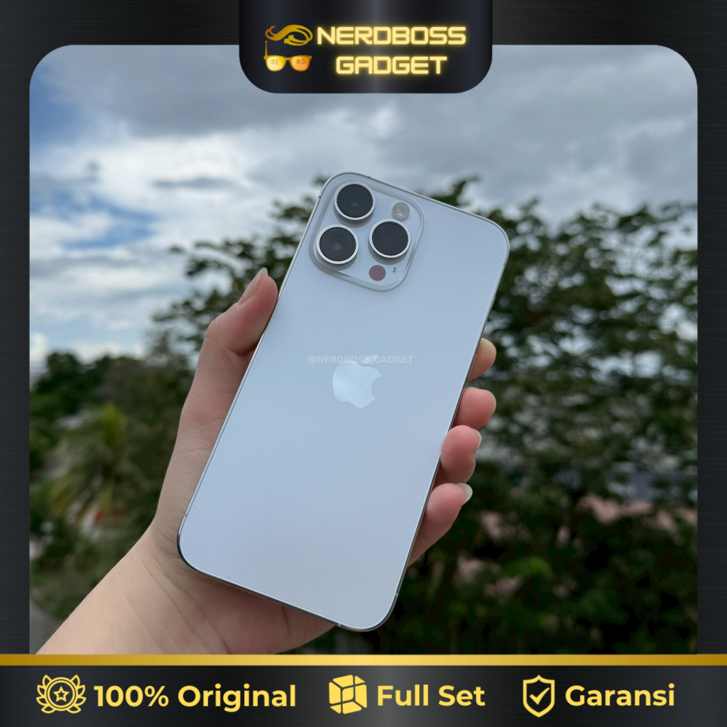 APPLE IPHONE 14 PRO MAX SILVER 256GB ORIGINAL MULUS FULLSET GES