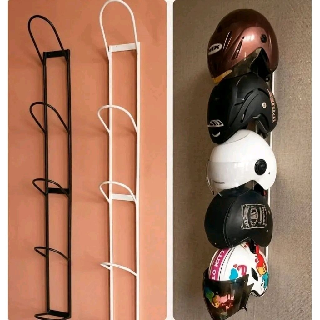 GANTUNGAN HELM DINDING RAK PENYIMPANAN HELM Rak helm Dinding gantung