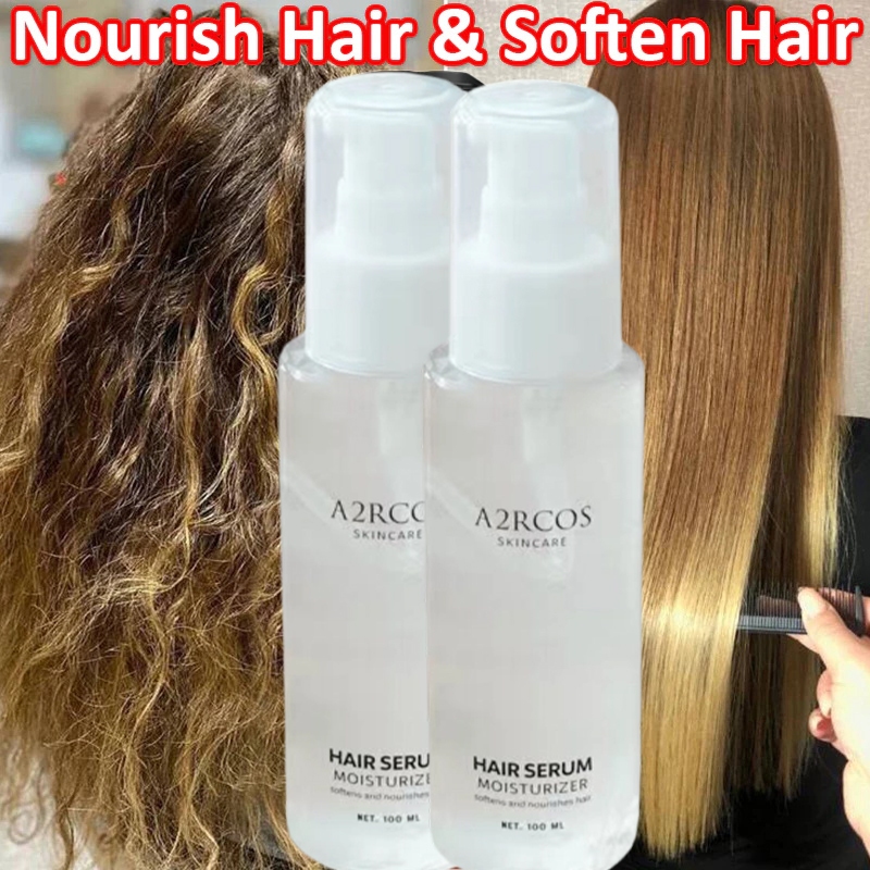 A2RCOS-Serum Rambut Argan Oil 100ml Smoothing Hair Vitamin Rambut Essential OilTreatment Pelembab To