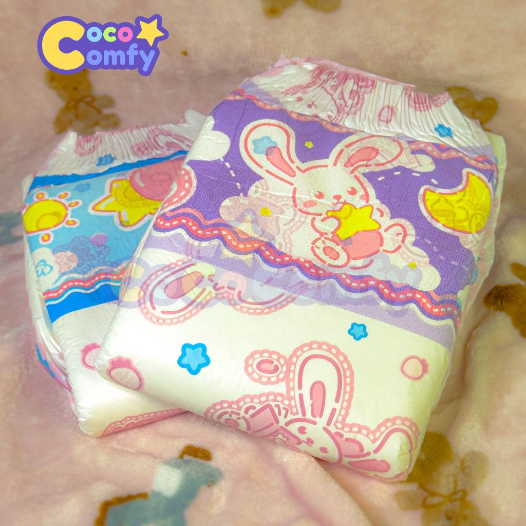 ABU Bunny Hopps Premium Adult Diaper ABDL - 1 Pieces