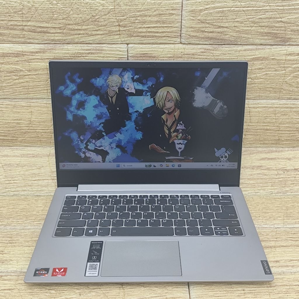 Laptop 2nd Lenovo S340 AMD Ryzen 5 3500U RAM 8GB SSD 512GB FHD