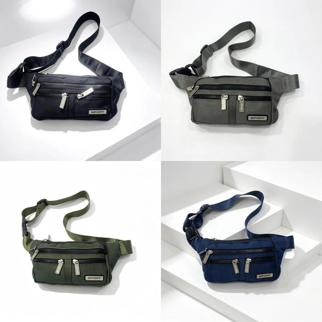 Waist Bag Pria Wanita Tas Selempang Bahu Cowok Slempang Dada Distro Keren Kekinian