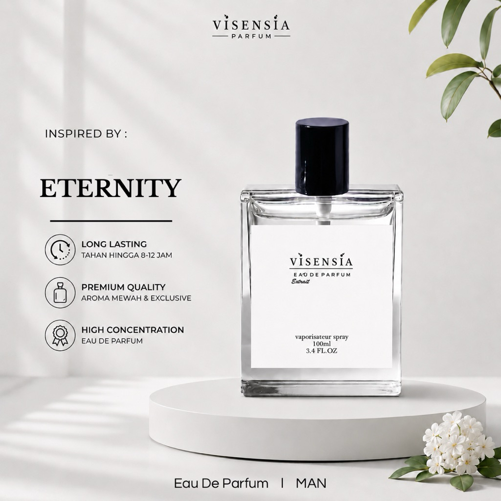 Visensia V050 > Eternity – Parfum Pria Fresh Aromatic Timeless | Extrait de Parfum
